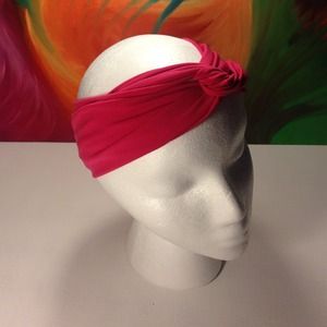 Turban Solid Pink