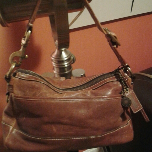 SOLD OUT !!COACH LEATHER LEGACY SATCHEL - Picture 4 of 4