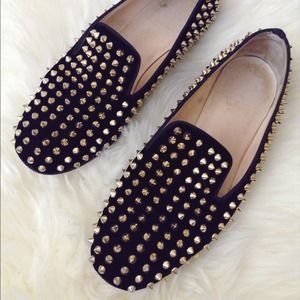 Christian Louboutin Spiked Loafers