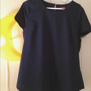 Merona navy blue top