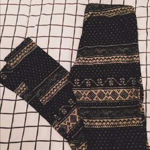 A'gaci printed sweater leggings