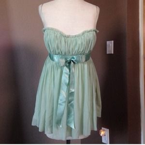 Mint colored corset top! New! Vintage look