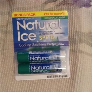 2 Natural Ice Medicated Lip Protectant /Sunscreen