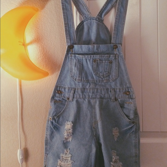 denim overalls from sheinside.com