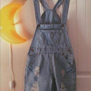 denim overalls from sheinside.com