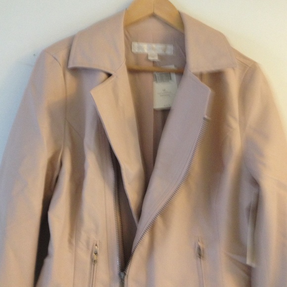 💗Hp💗Boston Proper Faux  Leather Moto Jacket💗 - Picture 2 of 4