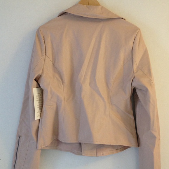 💗Hp💗Boston Proper Faux  Leather Moto Jacket💗 - Picture 4 of 4