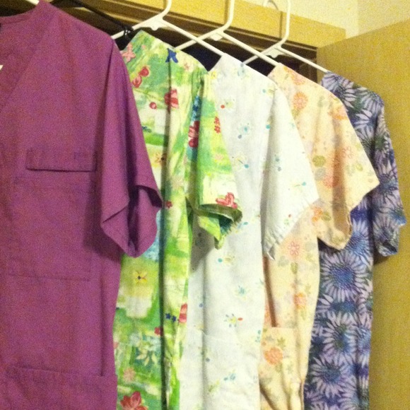 Bundle scrub tops