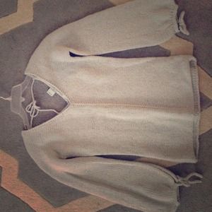 Anthropologie blueish grey sweater