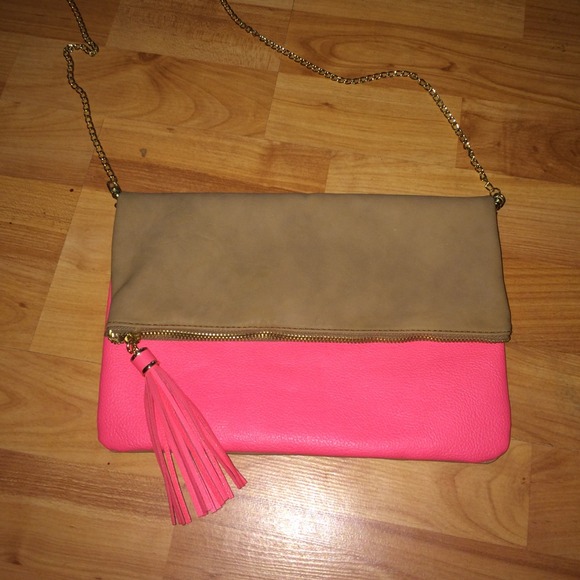 ⚡️⚡️Flash sale ⚡️⚡️PINK & TAN H&M satchel!