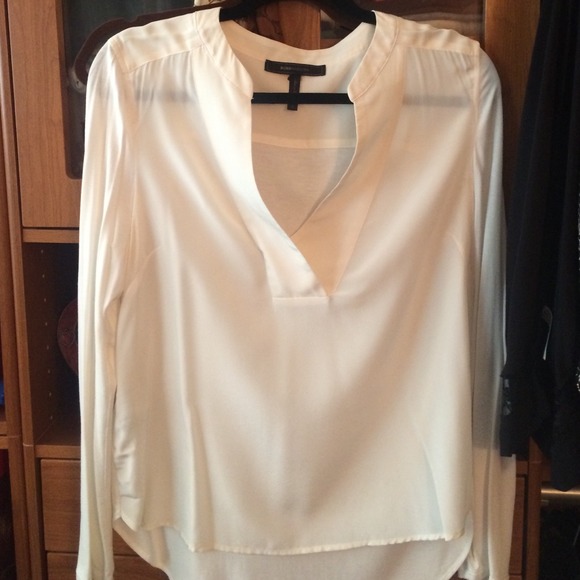 White BCBG Maxazria blouse