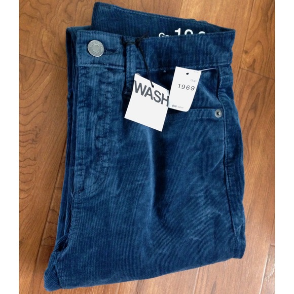 GAP | Teal High Rise Skinny Cords - Picture 2 of 4