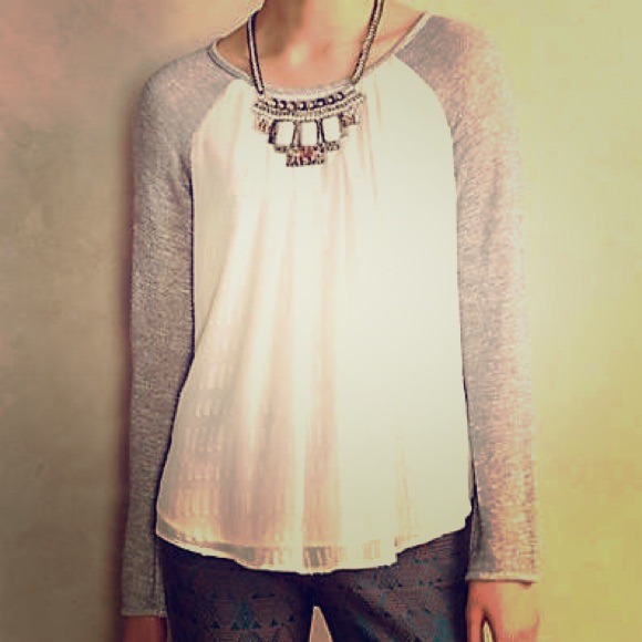 Anthropologie Clipdot Pullover