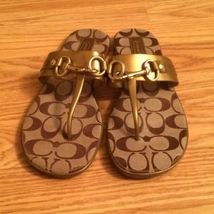 Coach sandals