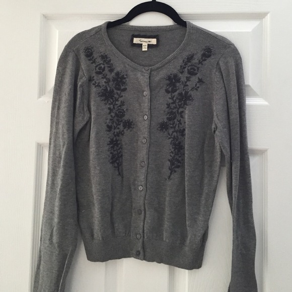 Embellished cardigan - grey - Picture 2 of 3