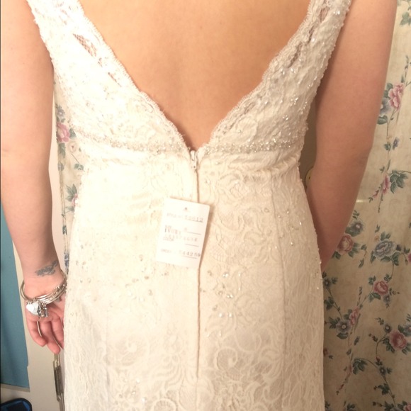 Gorgeous Champagne Wedding Dress - Picture 3 of 4