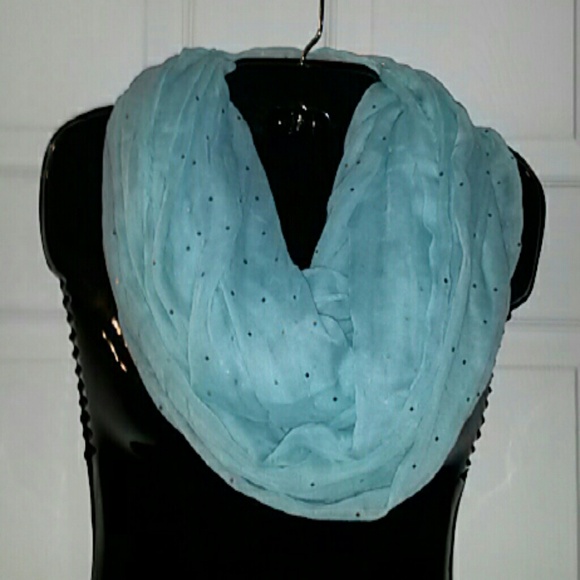 Infinity scarf teal