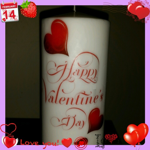 Valentines Day Candle