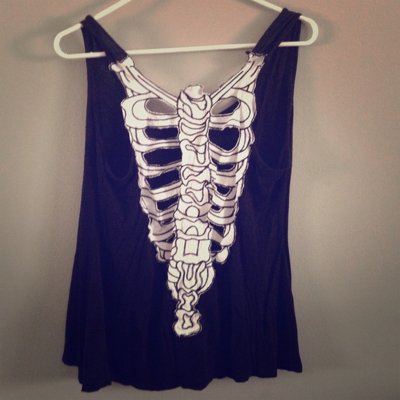 Skeleton tank top