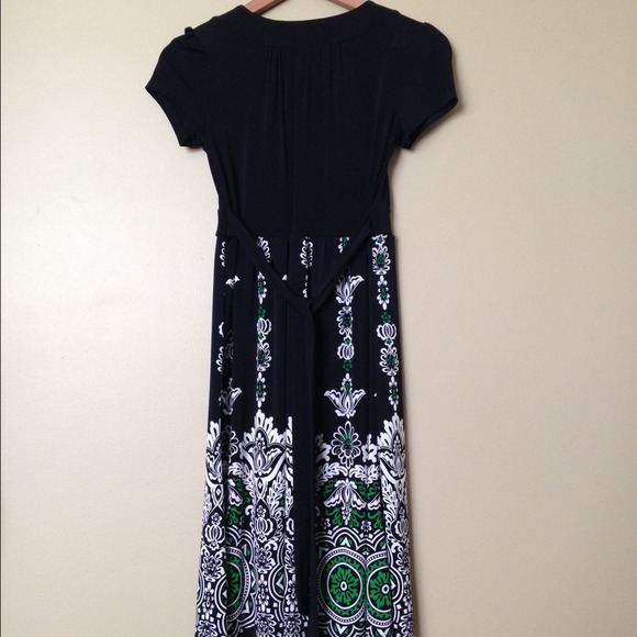 {Style & Co} NWOT Polished Black Jeweled Day Dress - Picture 3 of 5