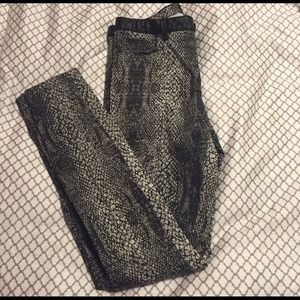 Zara Snake Print Pants