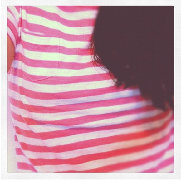 Striped tee - pink/cream - Picture 4 of 4