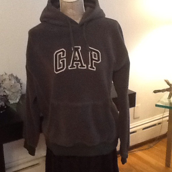 GAP Tops - GAP evergreen fleece hooded sweatshirt