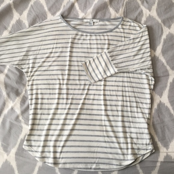 Striped dolman - cream/grey - Picture 2 of 2