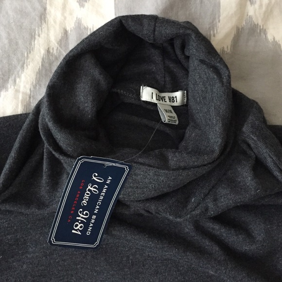 L/S turtleneck - charcoal - Picture 3 of 3