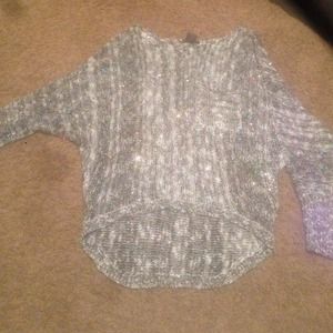 Love Culture high low sweater with pocket