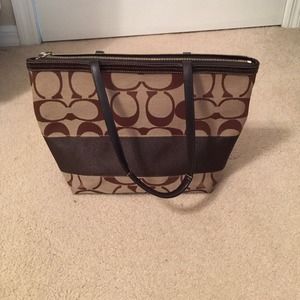 Mocha Coach Purse