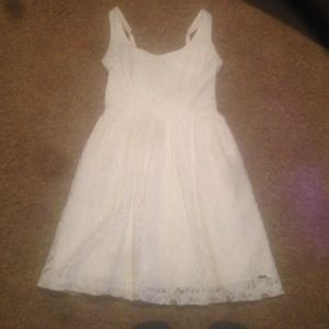 White lace dress