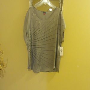 Vince Camuto Silver Blouse NWT WAS  $40
