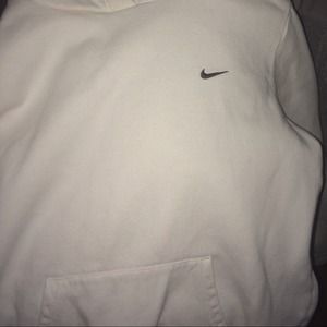 White Nike sweatshirt