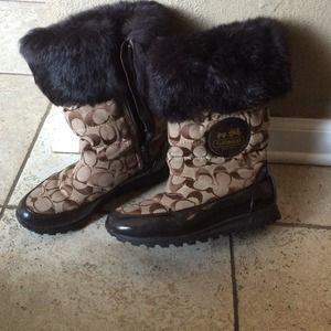Coach boots, can be regular or snow boot