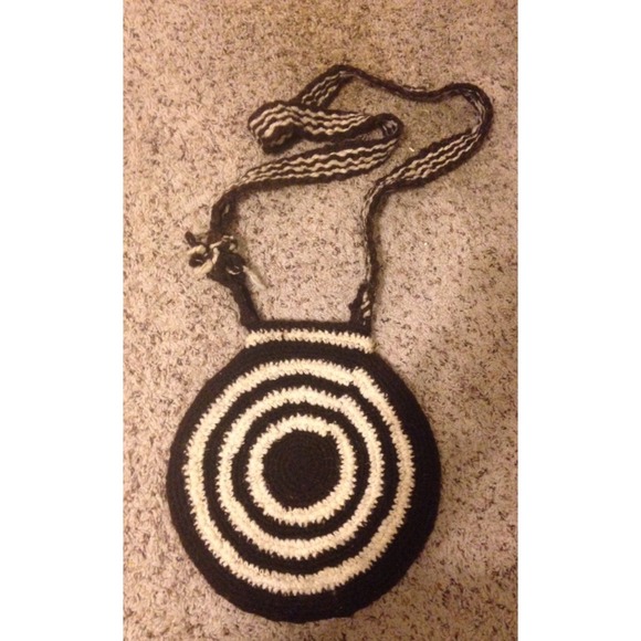 NWOT Free People Circle Yarn Cross Body Bag