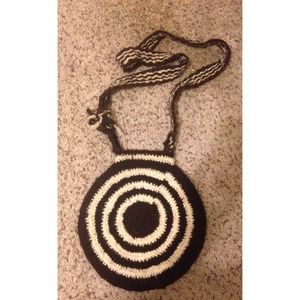 NWOT Free People Circle Yarn Cross Body Bag