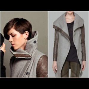 Helmut Lang Willowed Coat (brown)