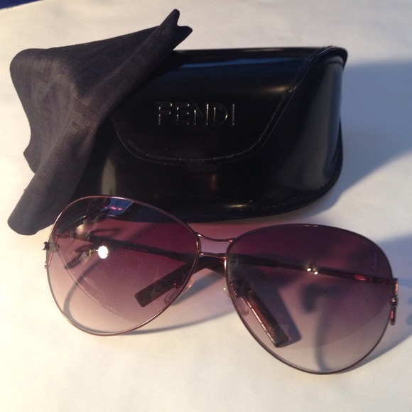 Fending aviator sun glasses