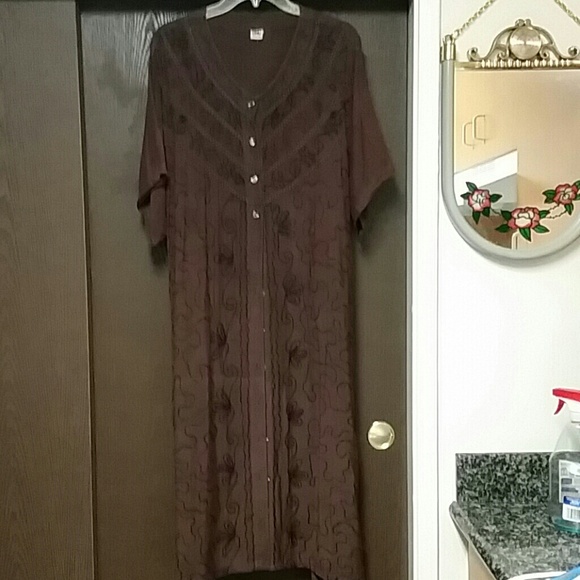 Long brown dress