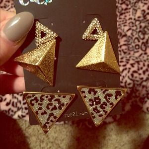 Rue 21 triangle earrings.