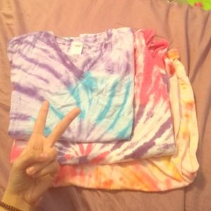 Tie dye t shirts