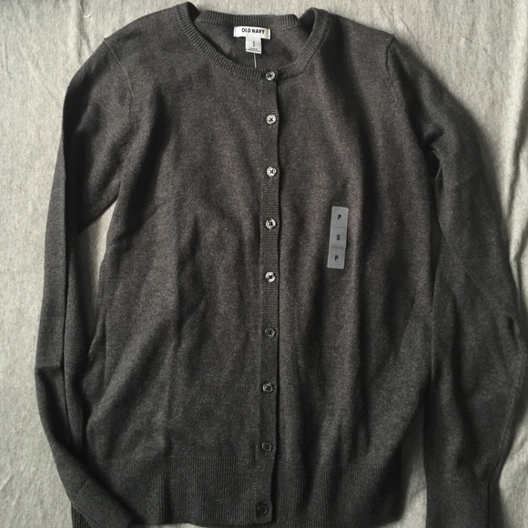 Grey old navy cardigan