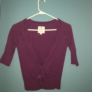Burgundy  ,short cardigan from heritage