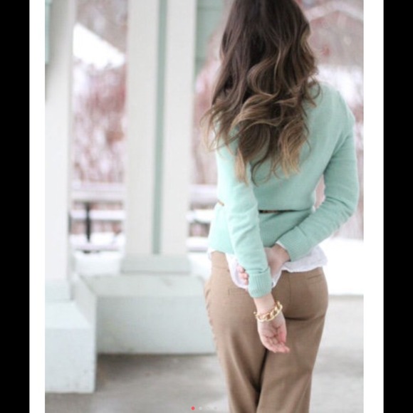 Banana Republic Wool Herringbone Trousers