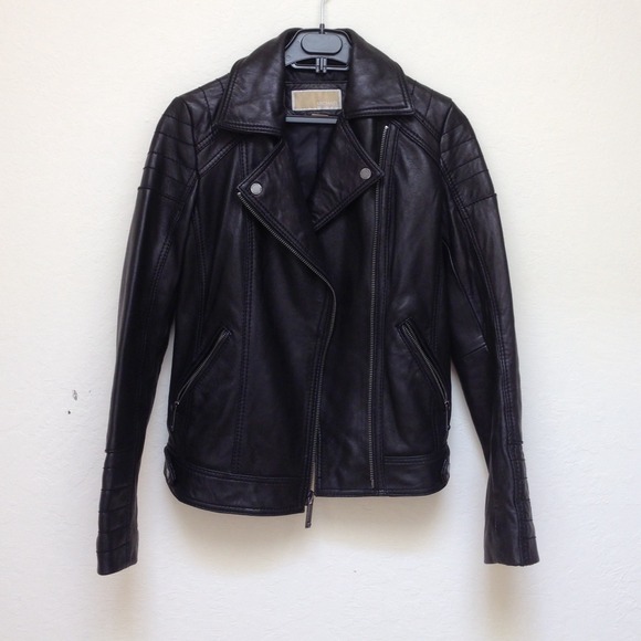 MICHAEL Michael Kors leather moto jacket