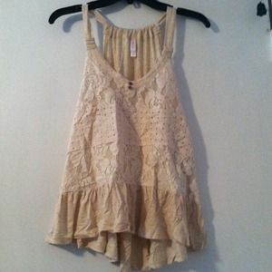 Lace Crotchet Tank top