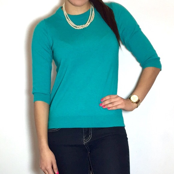 J. Crew Sweaters - 🚫SOLD🚫J. Crew Teal Tippi Sweater