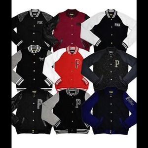 Victorias Secret Pink Varsity Jacket