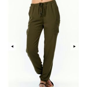 Cargo drawstring joggers